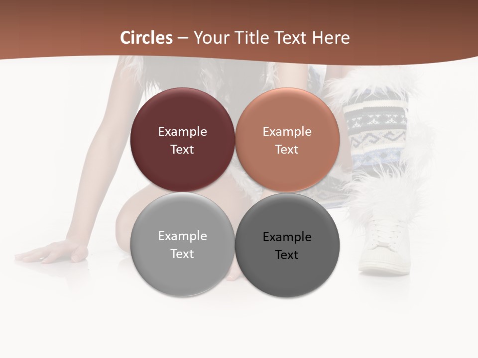 Cold Fall Female PowerPoint Template