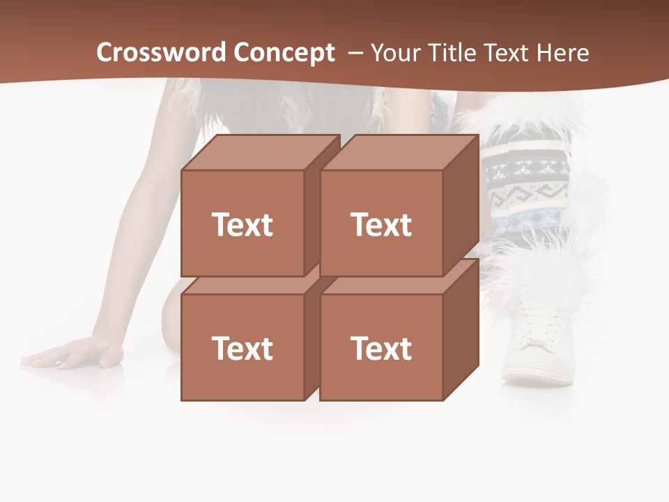 Cold Fall Female PowerPoint Template