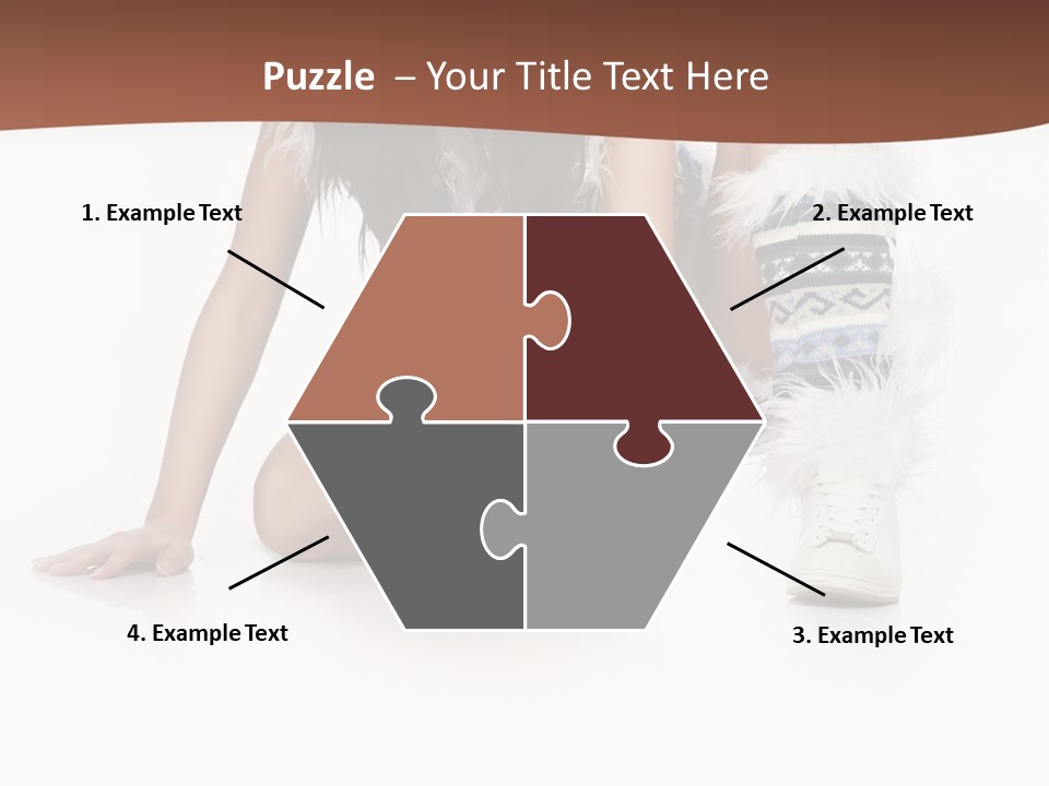 Cold Fall Female PowerPoint Template