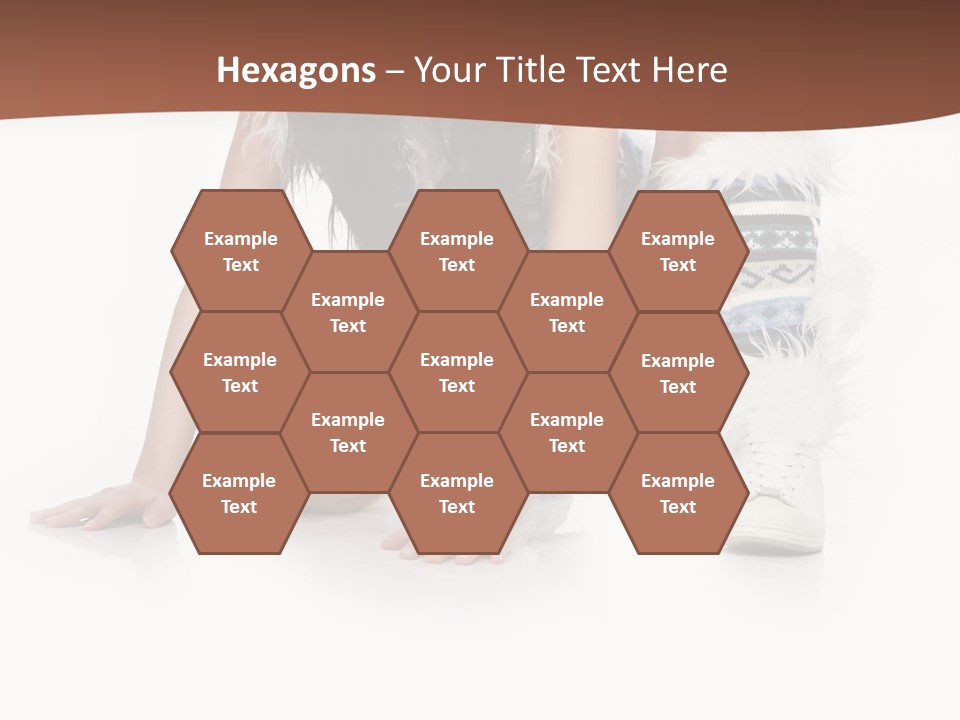 Cold Fall Female PowerPoint Template