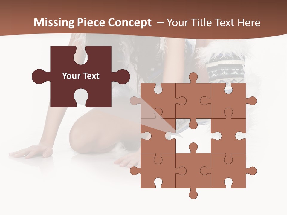 Cold Fall Female PowerPoint Template