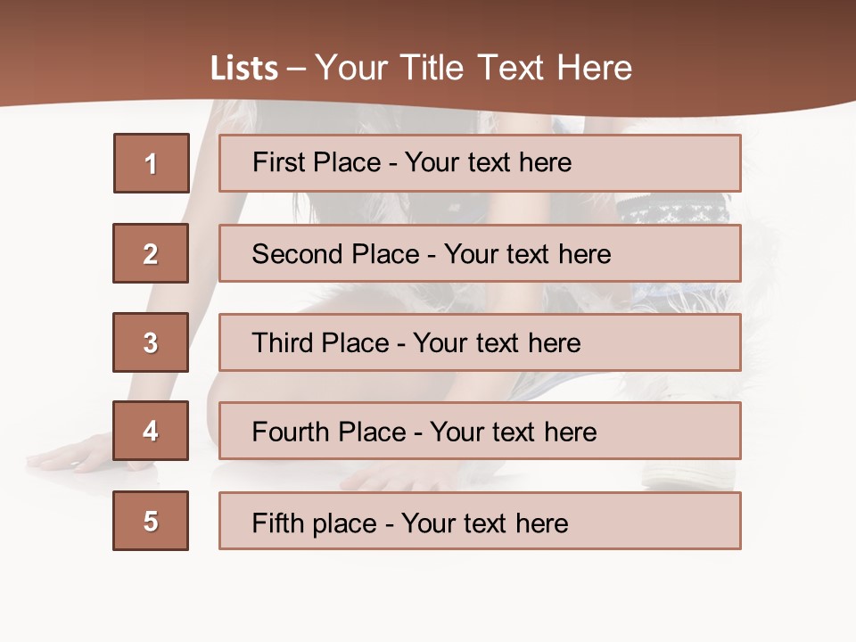 Cold Fall Female PowerPoint Template