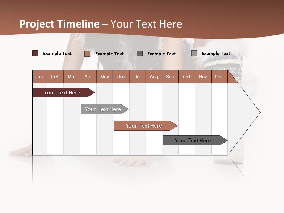 Cold Fall Female PowerPoint Template
