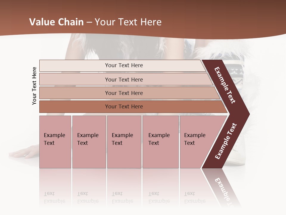 Cold Fall Female PowerPoint Template