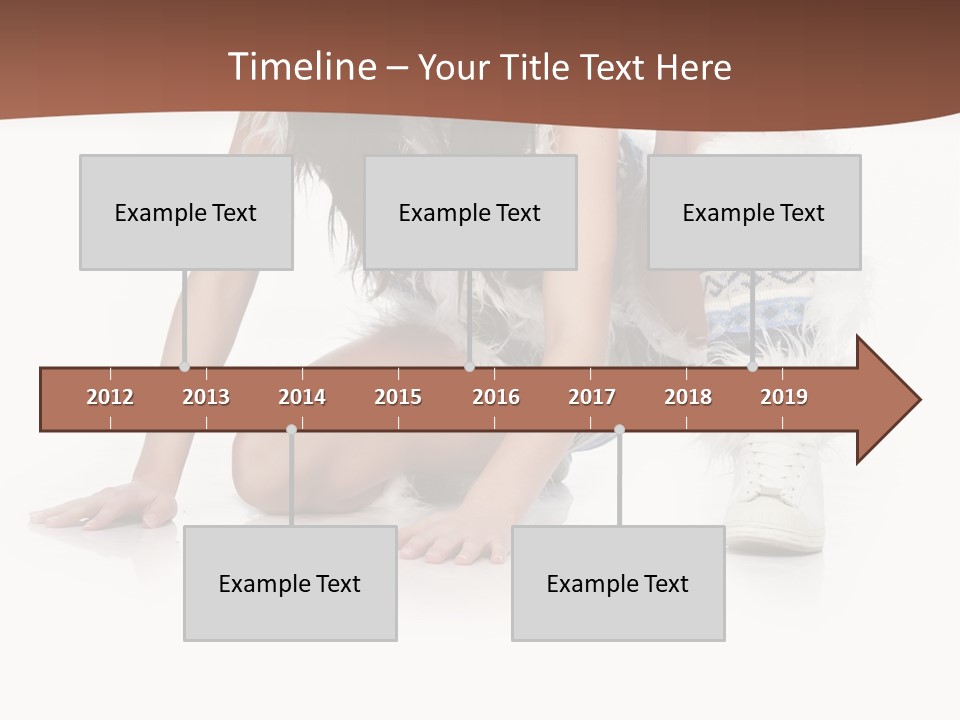 Cold Fall Female PowerPoint Template