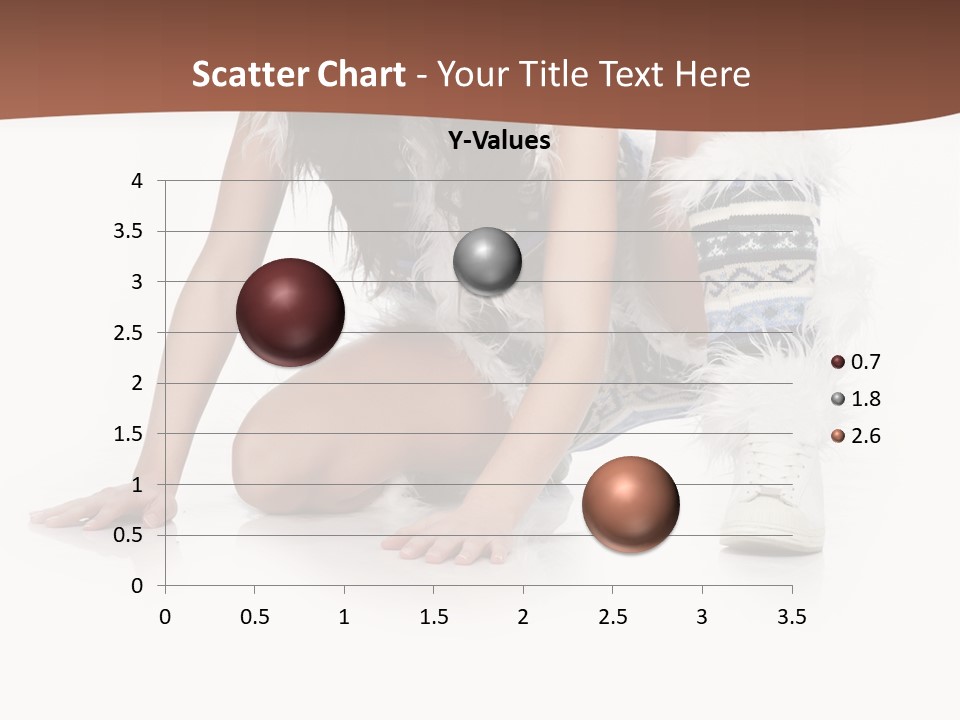 Cold Fall Female PowerPoint Template