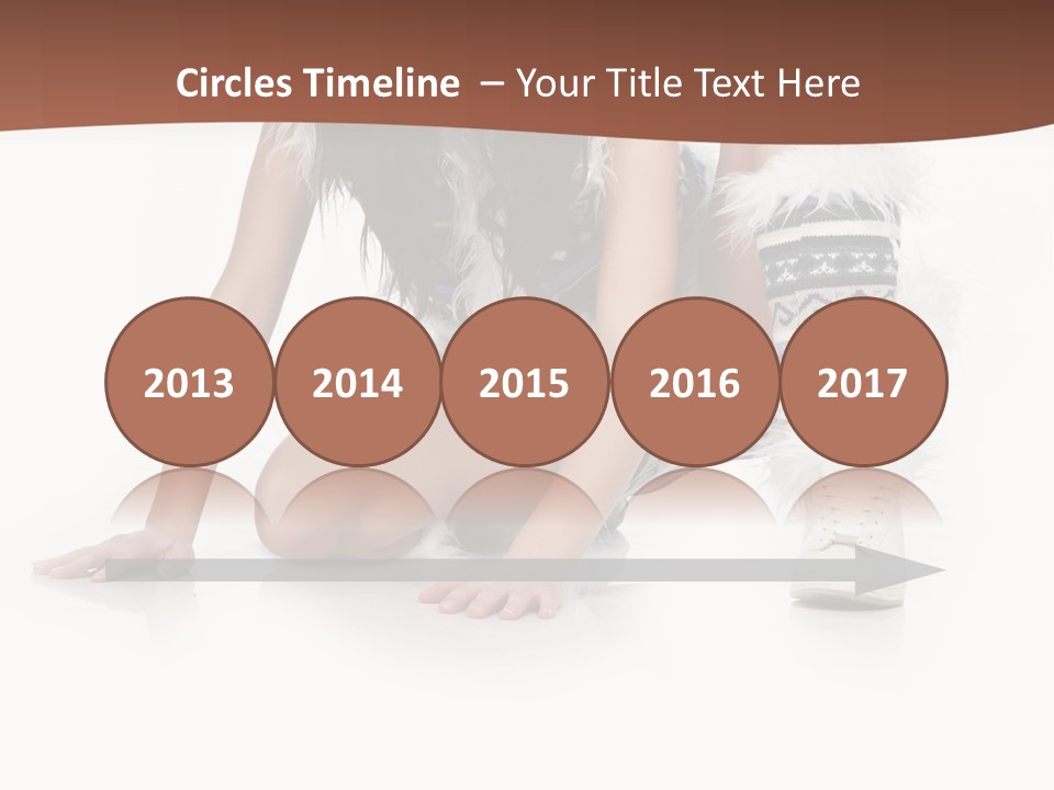 Cold Fall Female PowerPoint Template