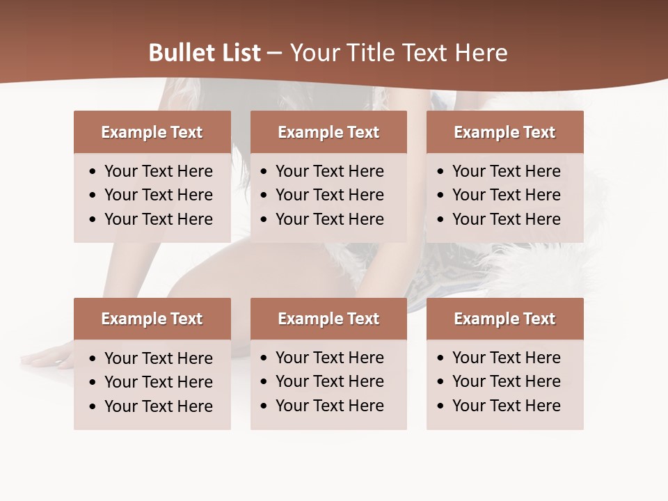 Cold Fall Female PowerPoint Template