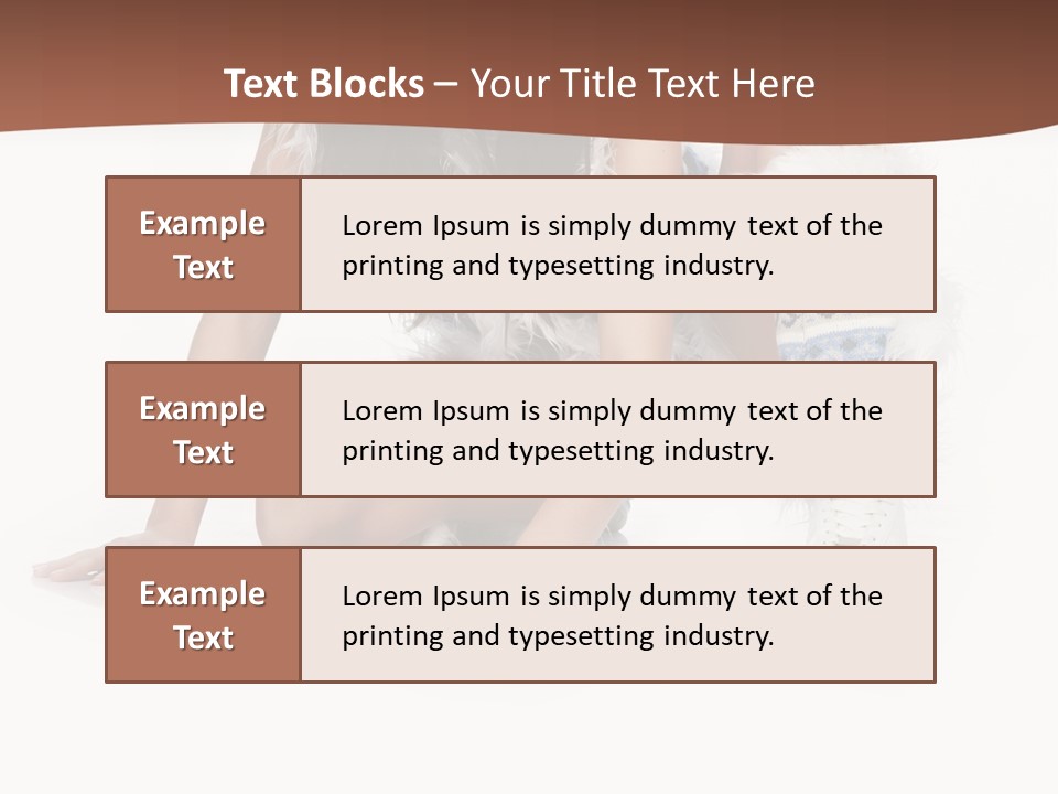 Cold Fall Female PowerPoint Template