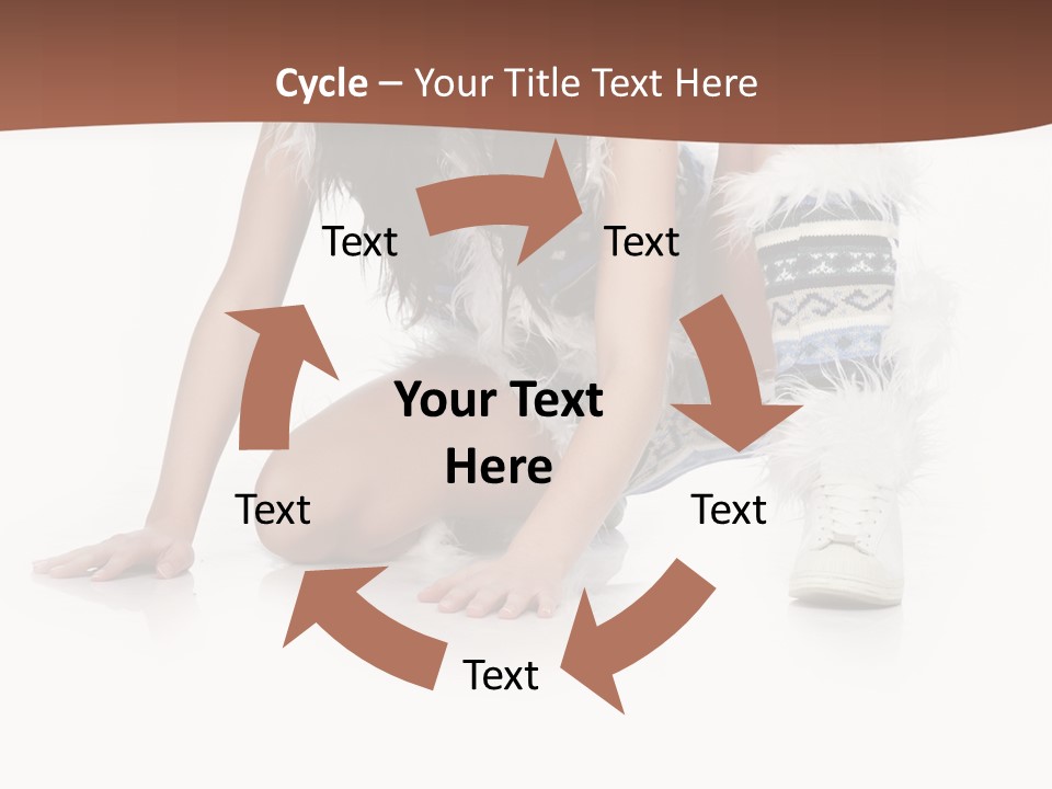 Cold Fall Female PowerPoint Template