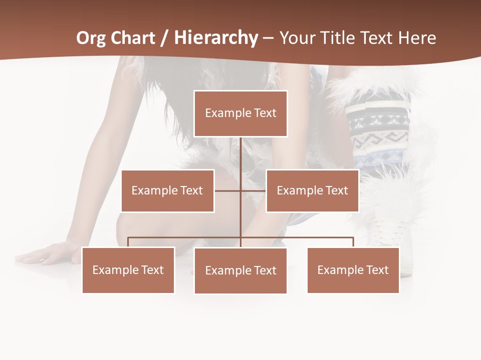 Cold Fall Female PowerPoint Template