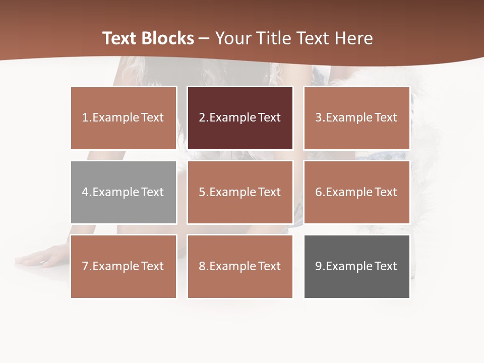 Cold Fall Female PowerPoint Template