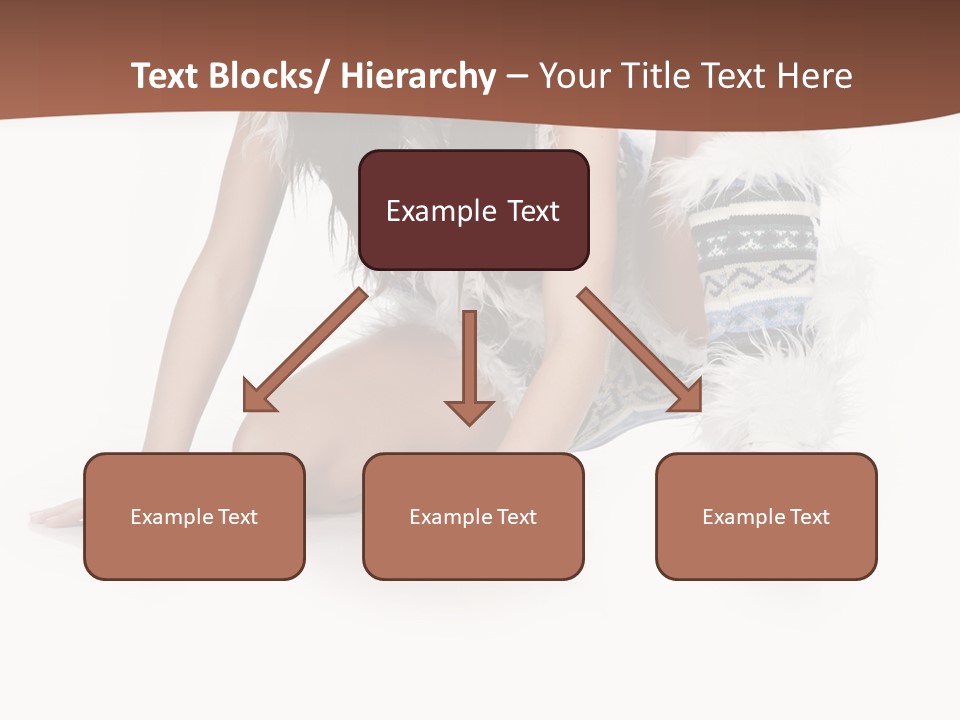 Cold Fall Female PowerPoint Template