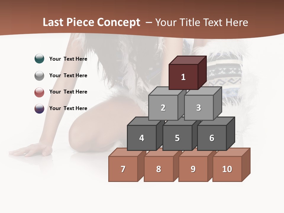 Cold Fall Female PowerPoint Template