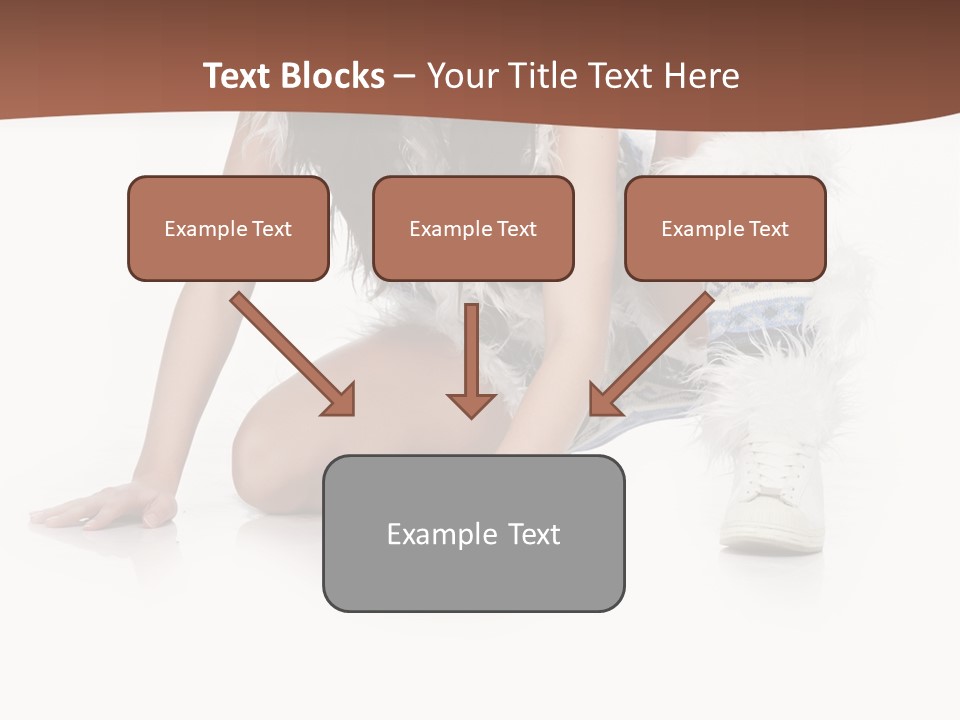 Cold Fall Female PowerPoint Template
