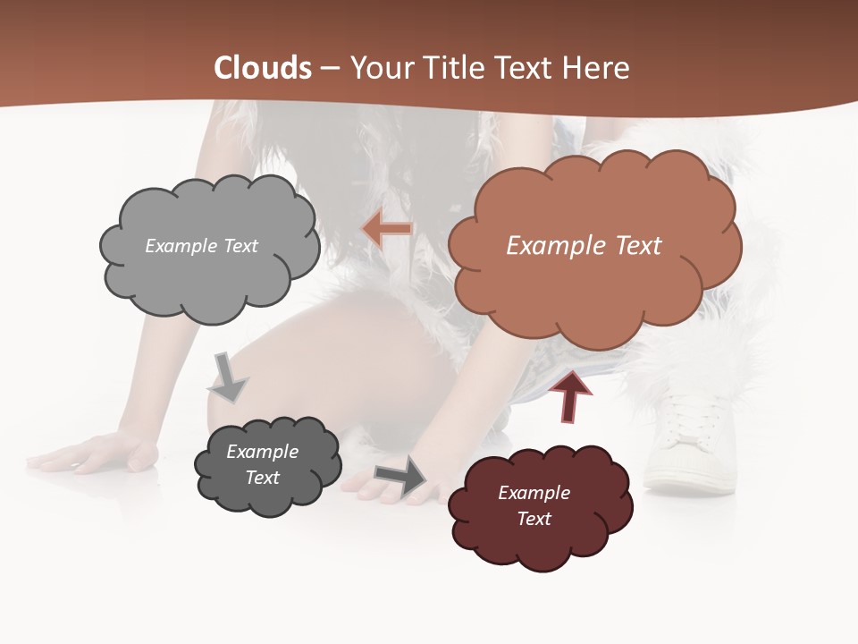 Cold Fall Female PowerPoint Template