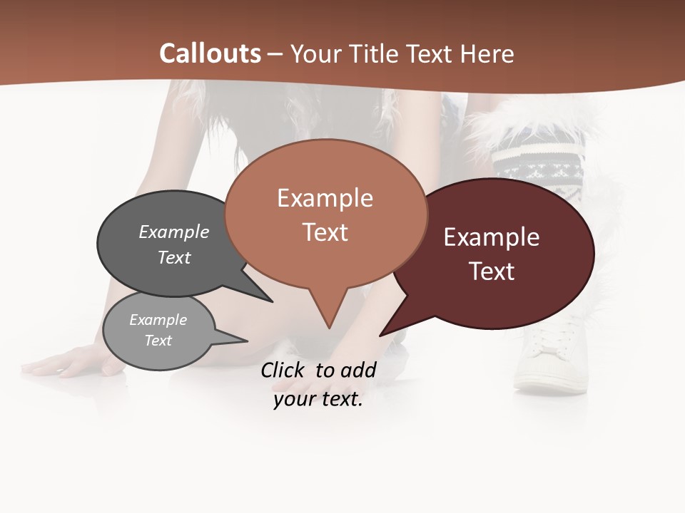 Cold Fall Female PowerPoint Template