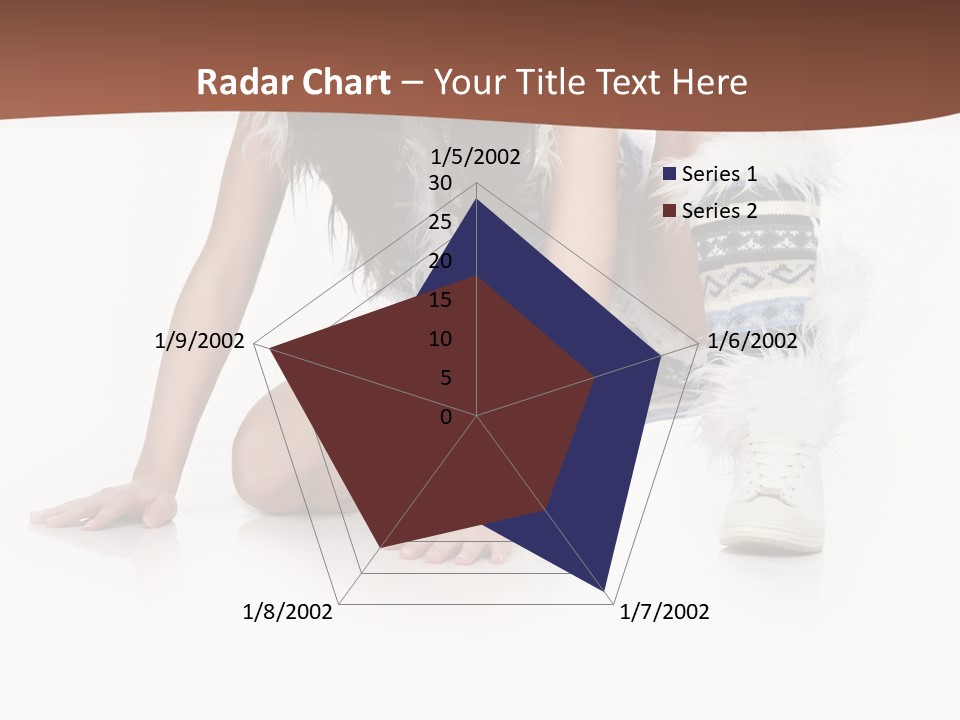 Cold Fall Female PowerPoint Template