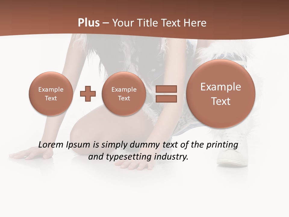 Cold Fall Female PowerPoint Template