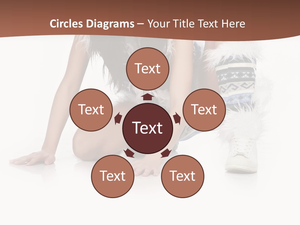 Cold Fall Female PowerPoint Template