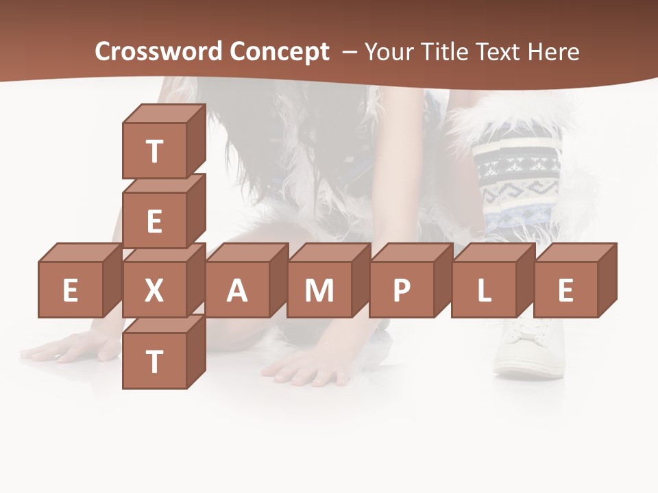 Cold Fall Female PowerPoint Template