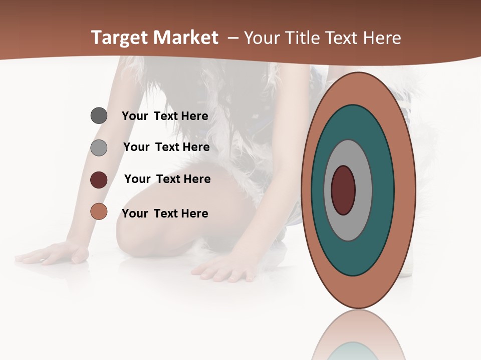 Cold Fall Female PowerPoint Template