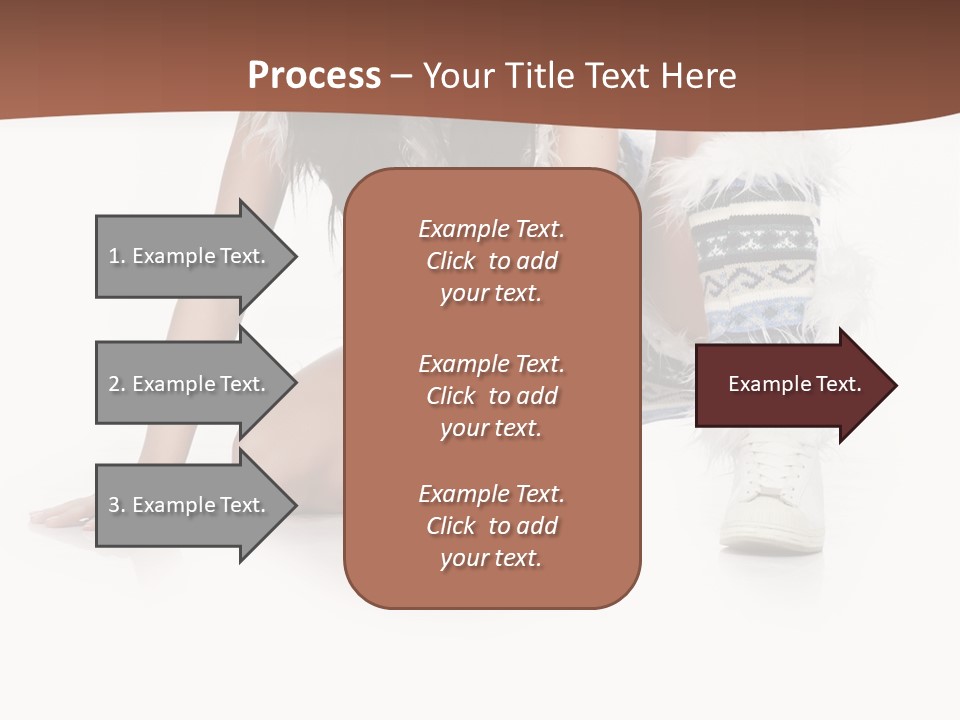 Cold Fall Female PowerPoint Template