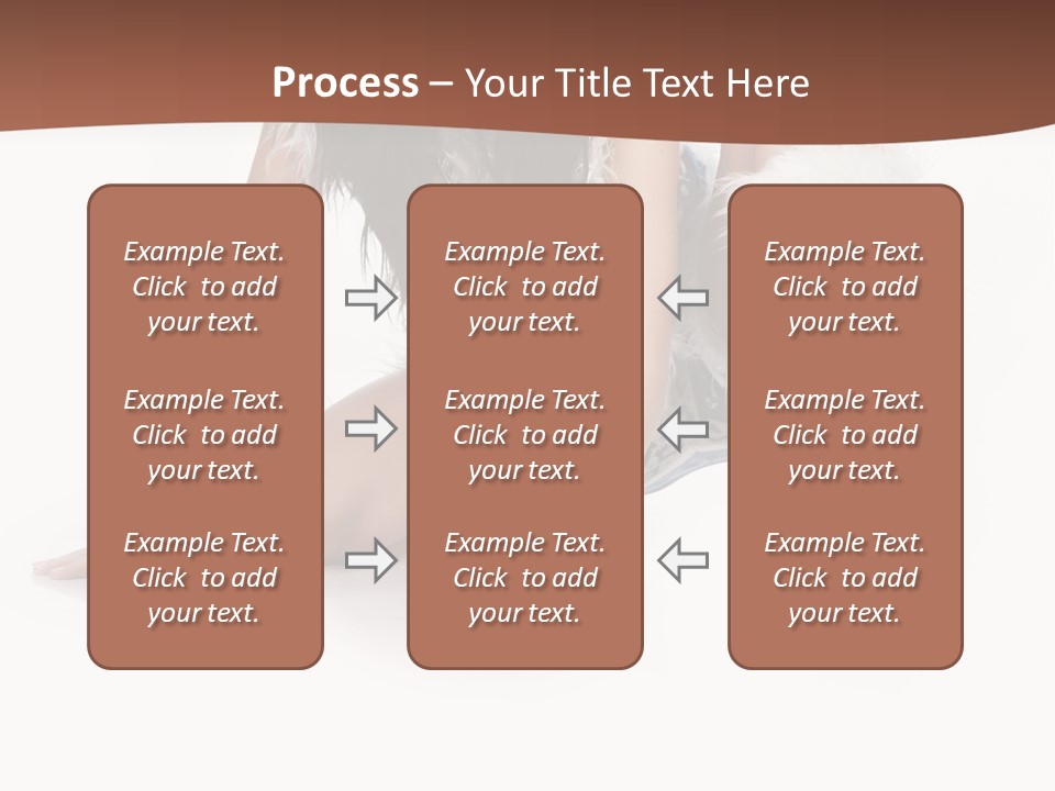Cold Fall Female PowerPoint Template