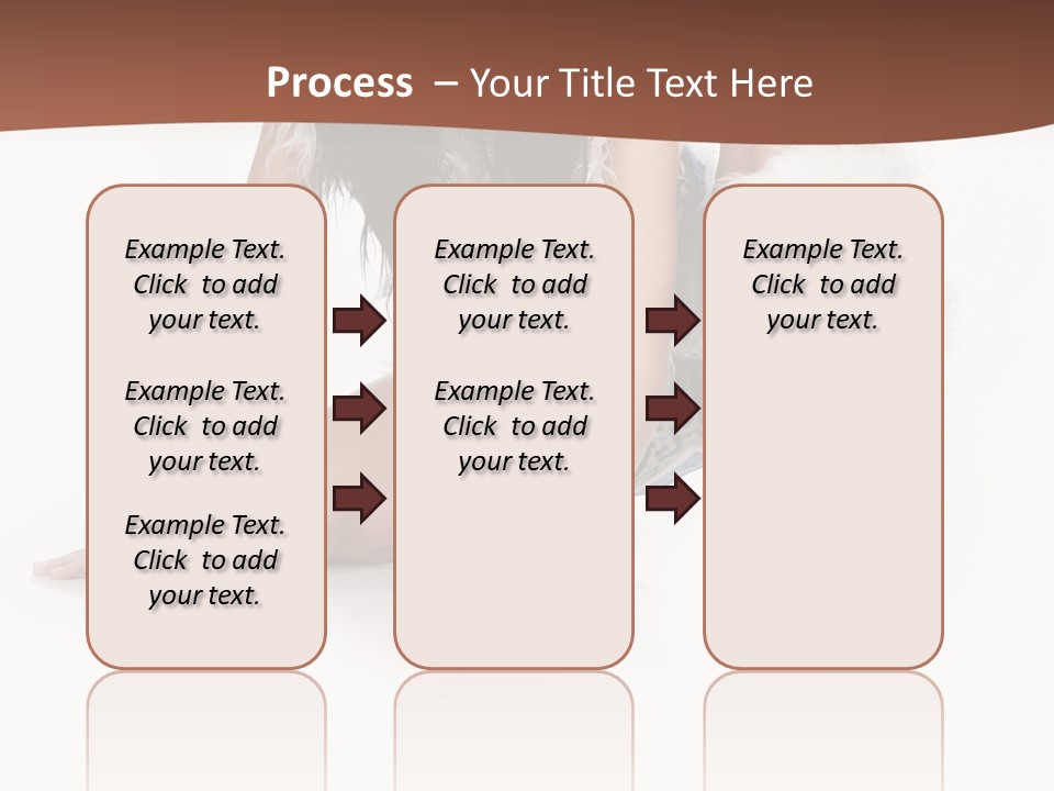 Cold Fall Female PowerPoint Template