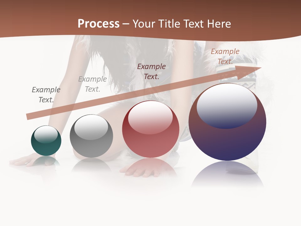 Cold Fall Female PowerPoint Template