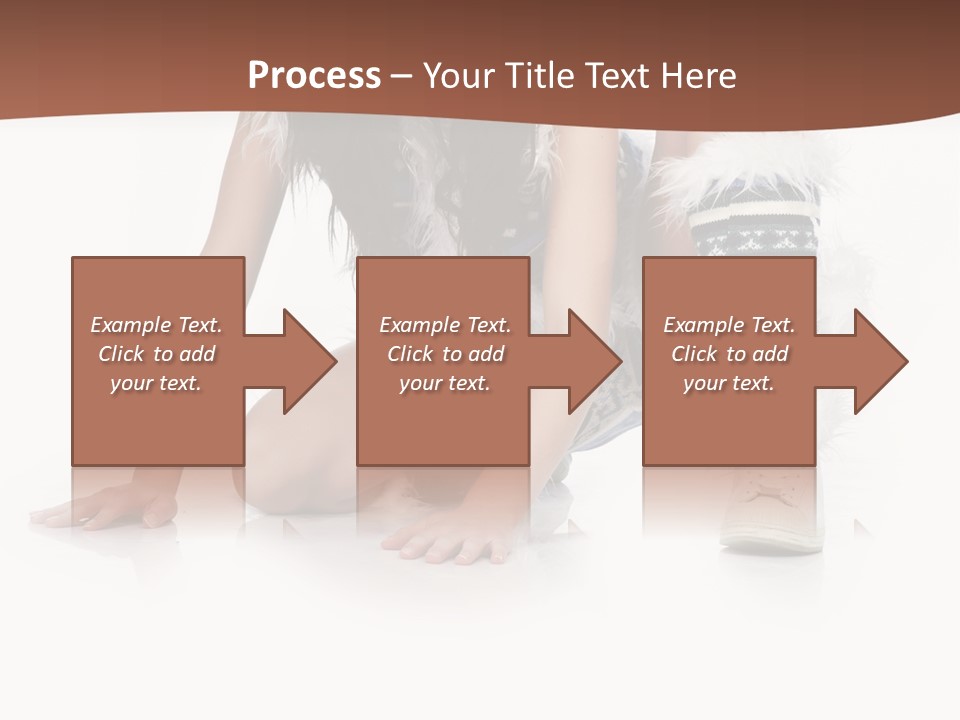 Cold Fall Female PowerPoint Template