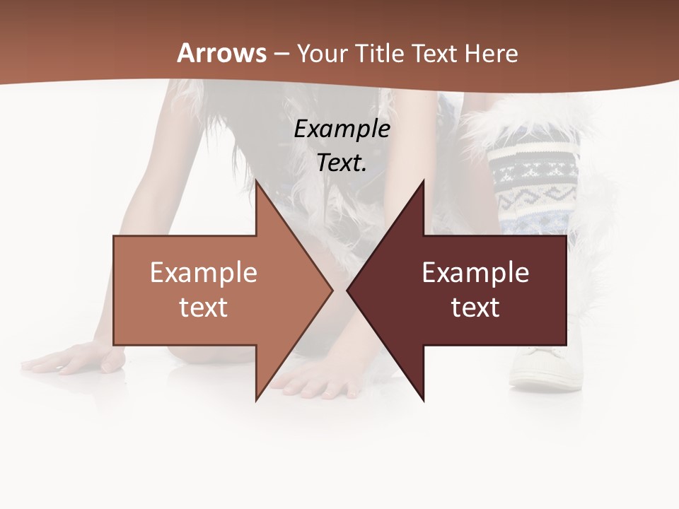 Cold Fall Female PowerPoint Template