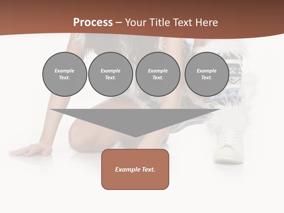 Cold Fall Female PowerPoint Template