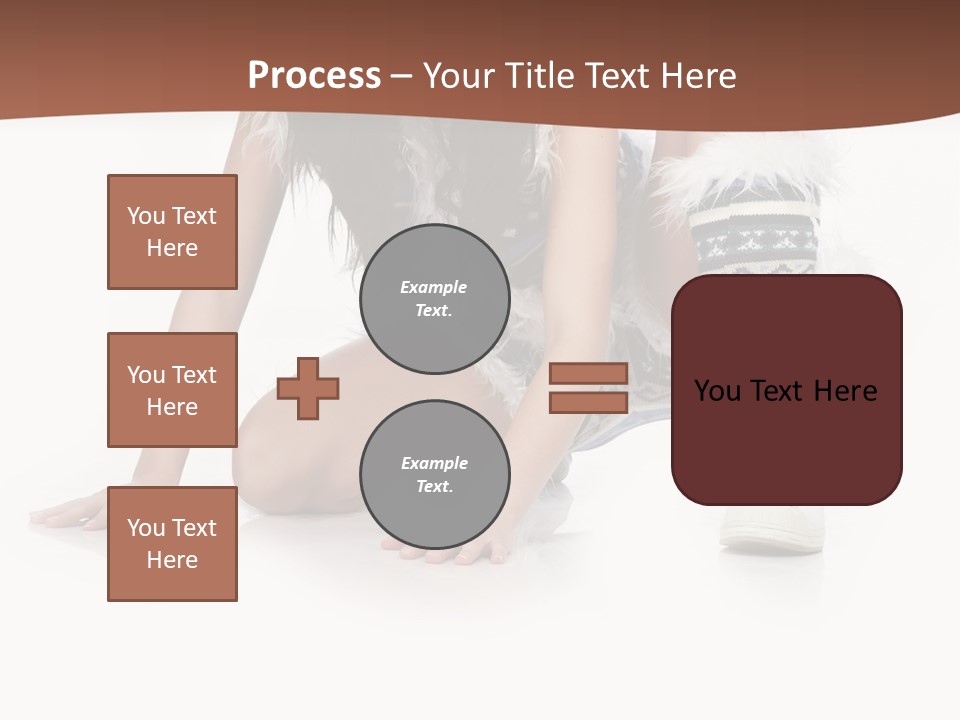 Cold Fall Female PowerPoint Template
