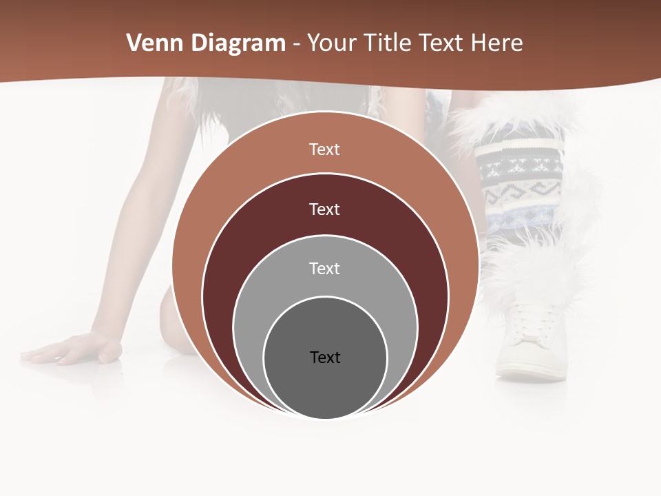 Cold Fall Female PowerPoint Template