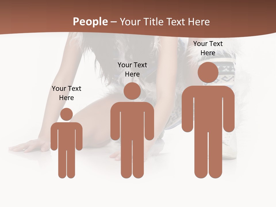 Cold Fall Female PowerPoint Template