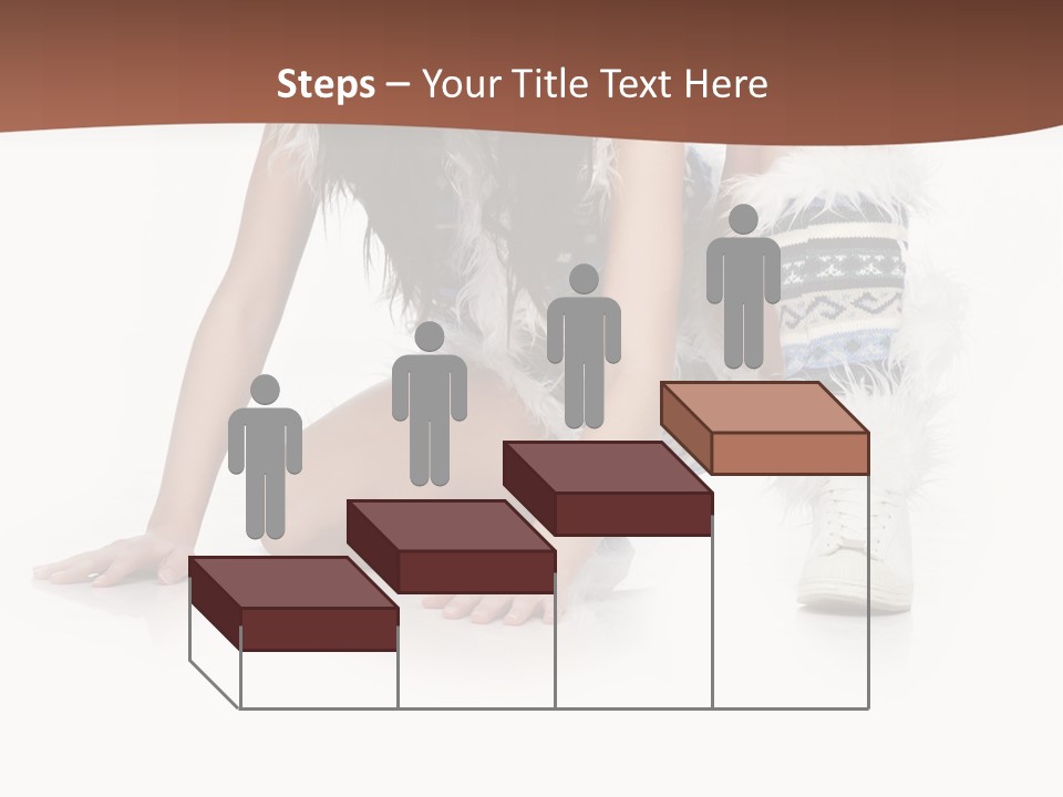 Cold Fall Female PowerPoint Template