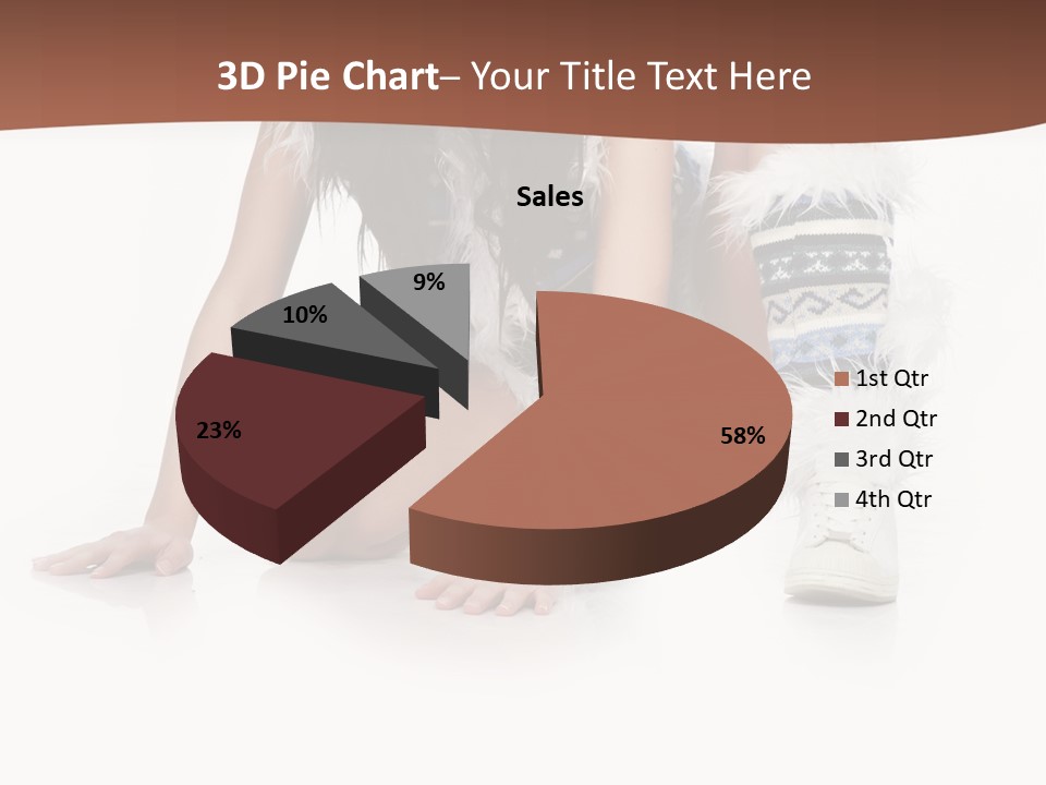 Cold Fall Female PowerPoint Template
