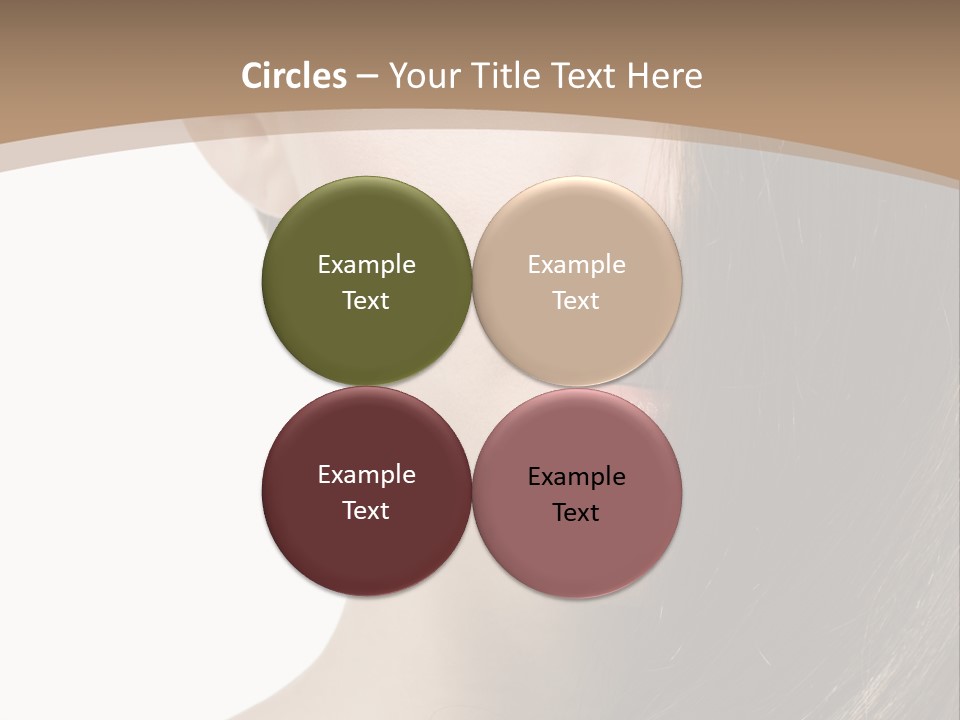 Lips Caucasian Care PowerPoint Template