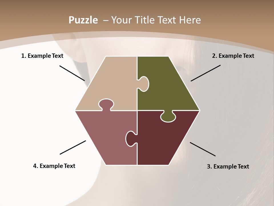 Lips Caucasian Care PowerPoint Template