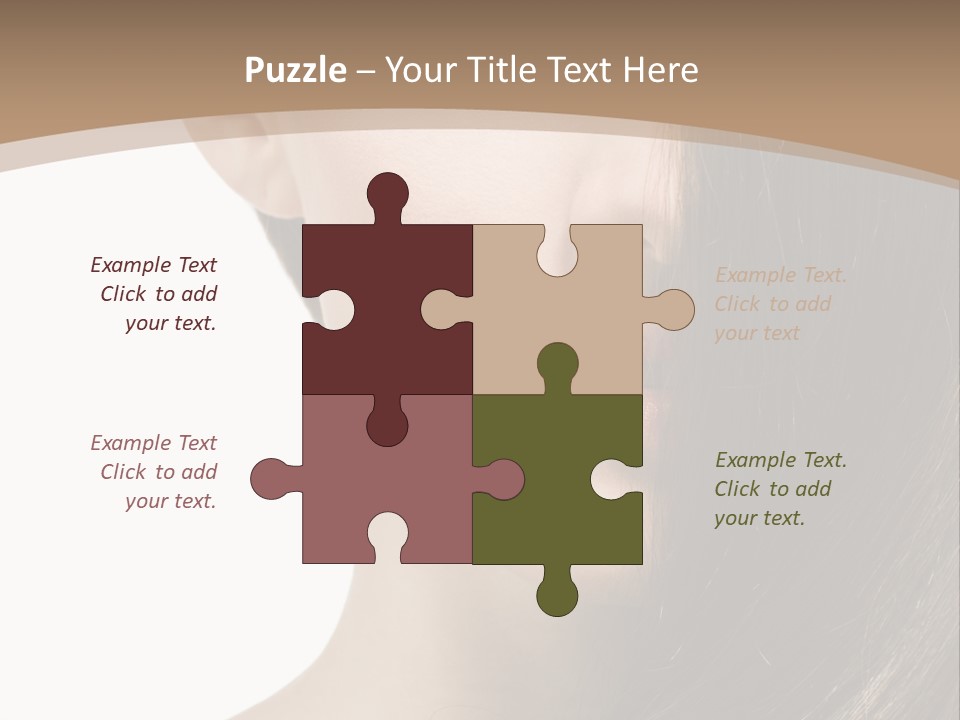 Lips Caucasian Care PowerPoint Template