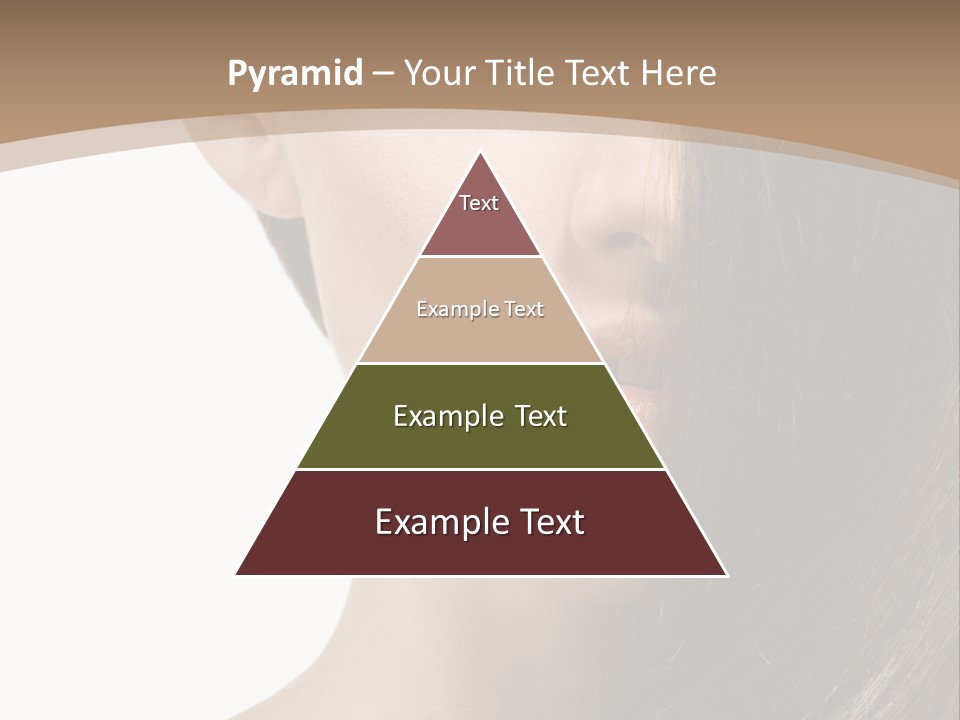 Lips Caucasian Care PowerPoint Template