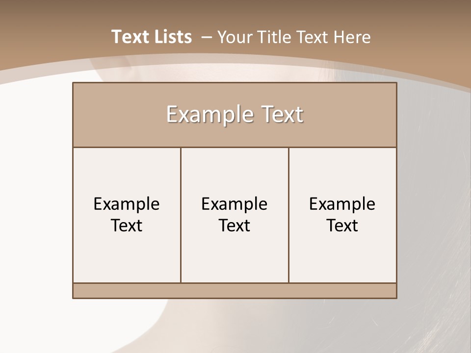 Lips Caucasian Care PowerPoint Template