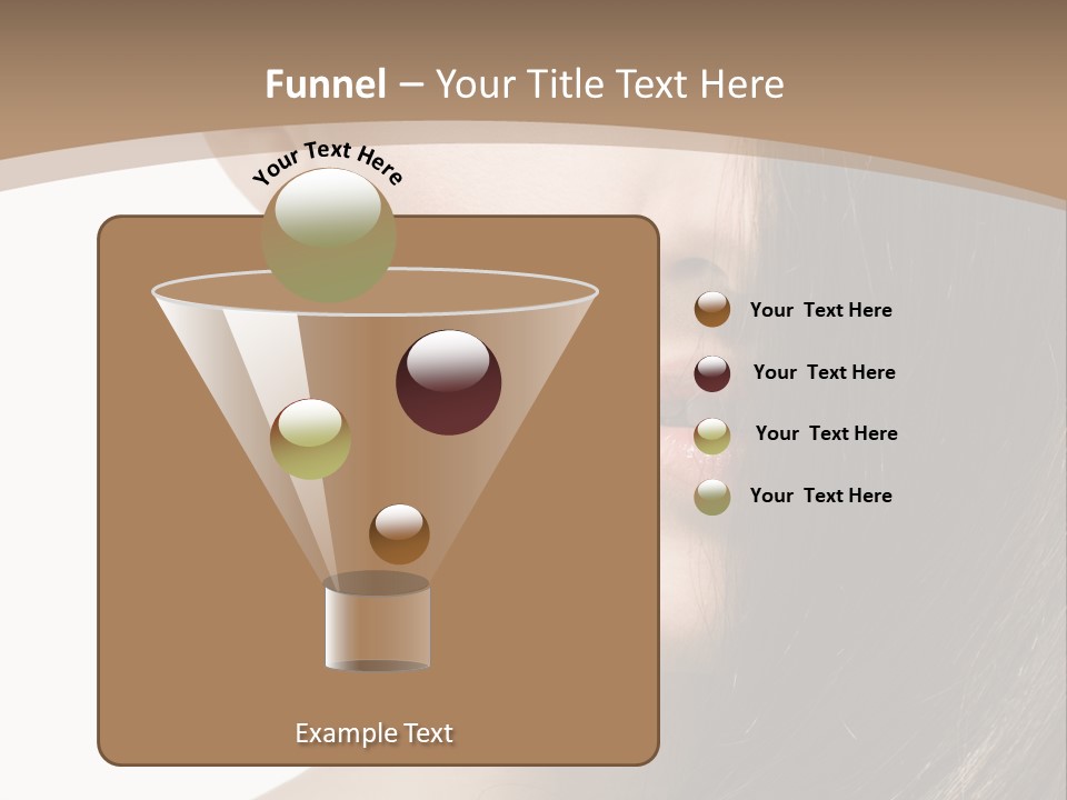 Lips Caucasian Care PowerPoint Template
