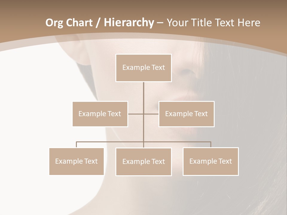 Lips Caucasian Care PowerPoint Template