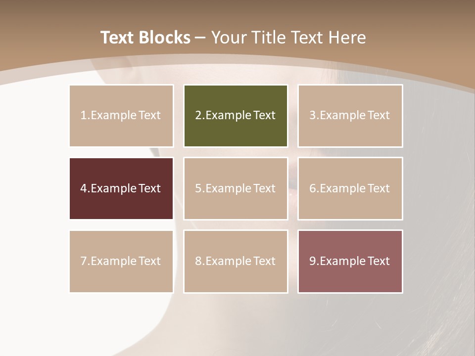 Lips Caucasian Care PowerPoint Template