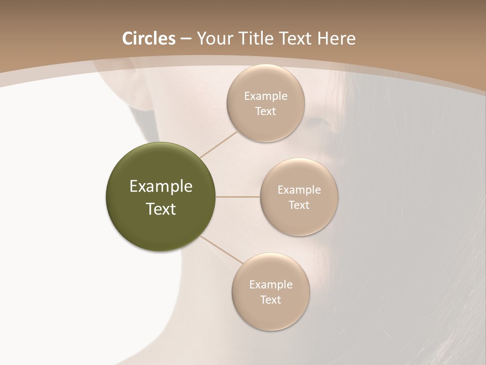 Lips Caucasian Care PowerPoint Template