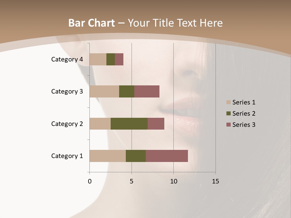 Lips Caucasian Care PowerPoint Template