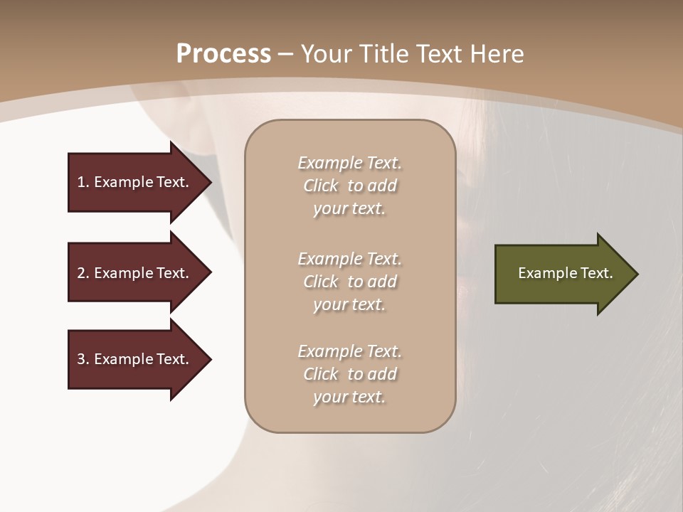 Lips Caucasian Care PowerPoint Template