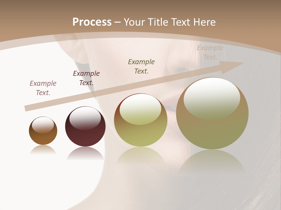 Lips Caucasian Care PowerPoint Template